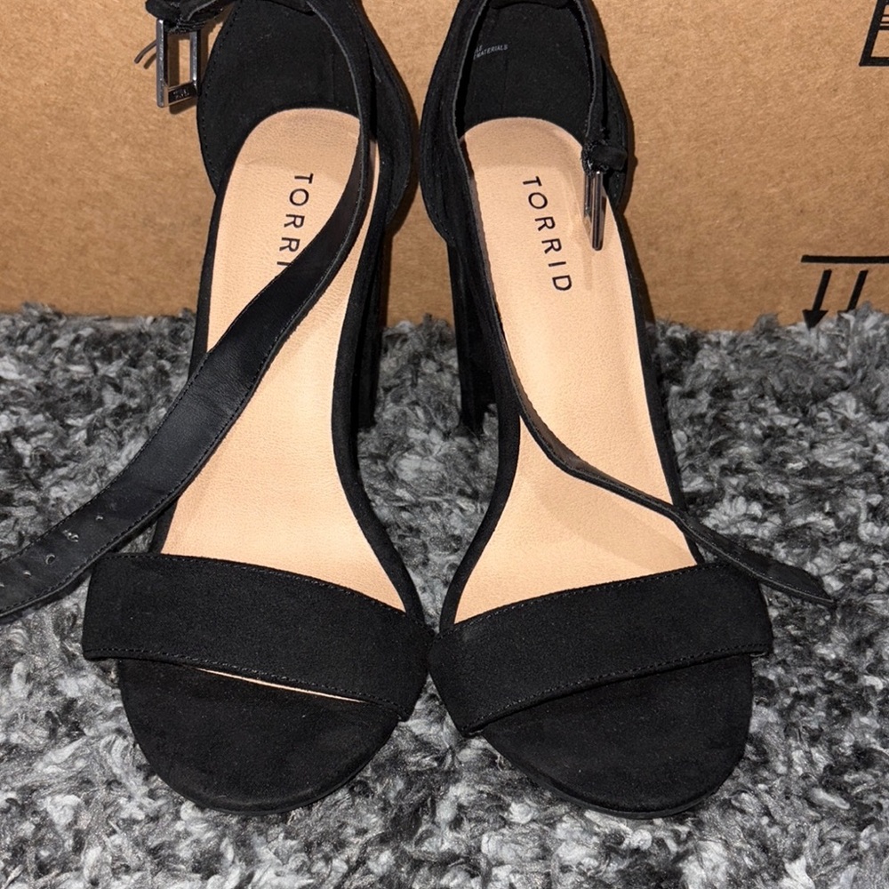 Torrid Black Heels Elegant Minimalist Design